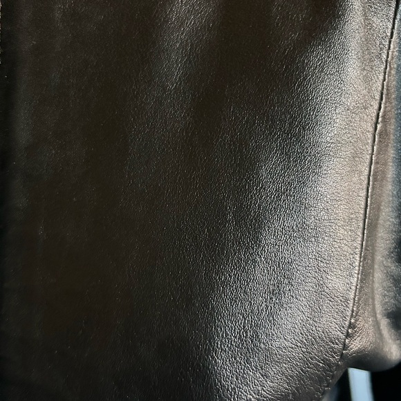 Originaux Par Pablo Genuine Leather and Knit Jacket | Size: M | Black - Picture 3 of 5